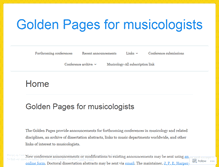 Tablet Screenshot of goldenpages.jpehs.co.uk